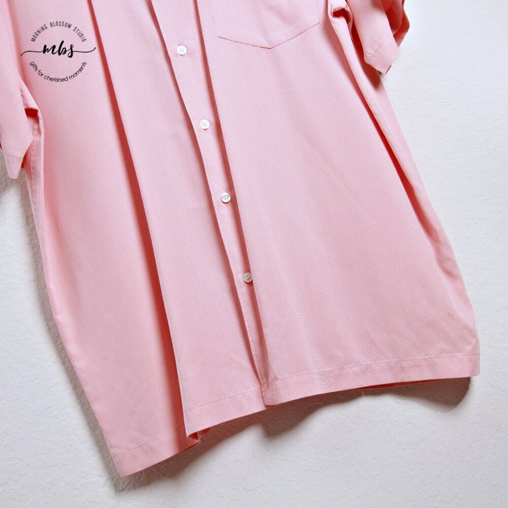 Cova Men's Tiny Square‎ Pattern Button Down Short… - image 4